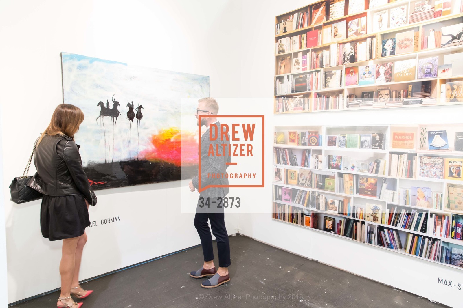 Mary Gonsalves Kinney, Michael Purdy, THE ART MARKET San Francisco Benefit Preview Reception, US, April 30th, 2015, Photo #34-2873 Mary Gonsalves Kinney, Michael Purdy, Photo #34-2873