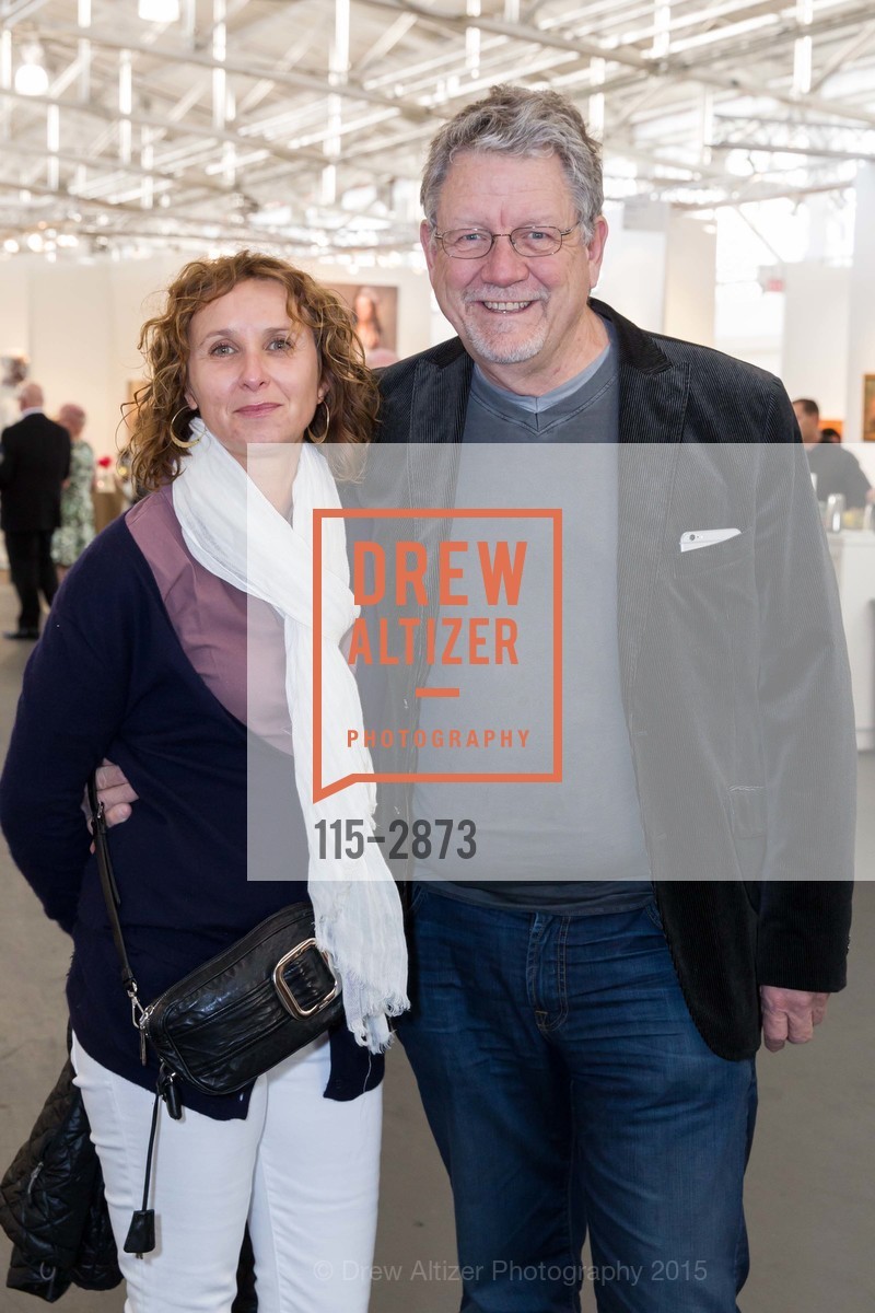Valerie Grison, Stewart Alsop, THE ART MARKET San Francisco Benefit Preview Reception, US, April 30th, 2015, Photo #115-2873 Valerie Grison, Stewart Alsop, Photo #115-2873