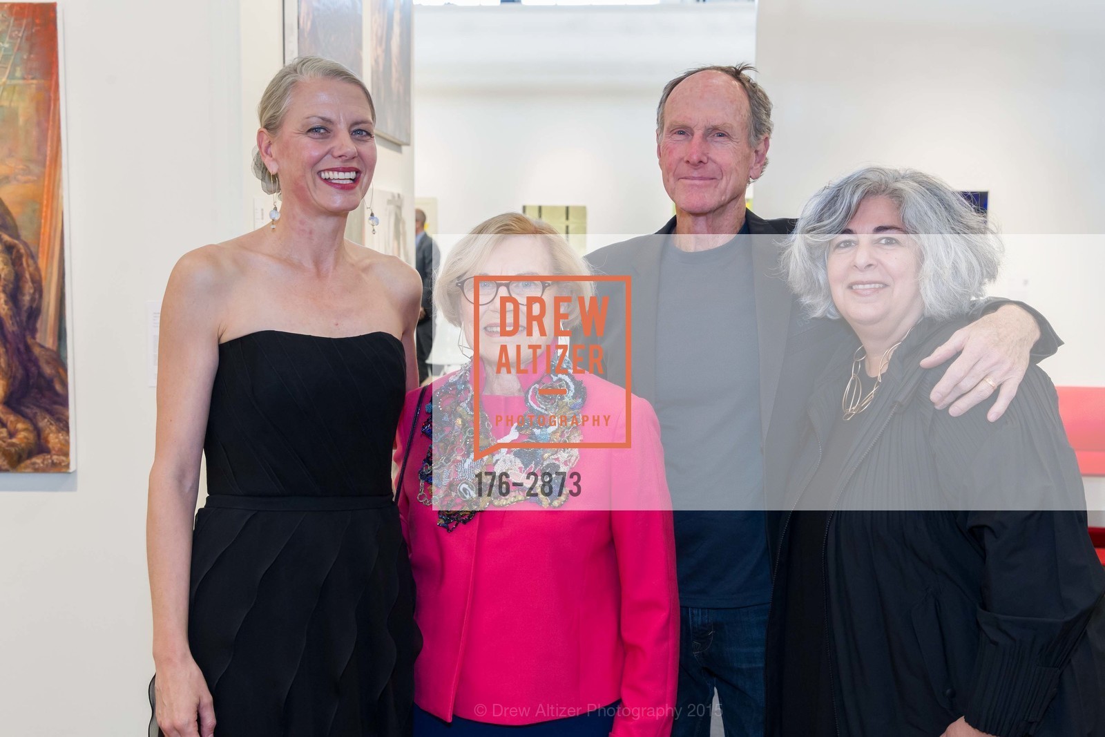 Catharine Clark, Dorothy Saxe, Ken Edwards, JoAnn Edwards, THE ART MARKET San Francisco Benefit Preview Reception, US, April 30th, 2015, Photo #176-2873 Catharine Clark, Dorothy Saxe, Ken Edwards, JoAnn Edwards, Photo #176-2873
