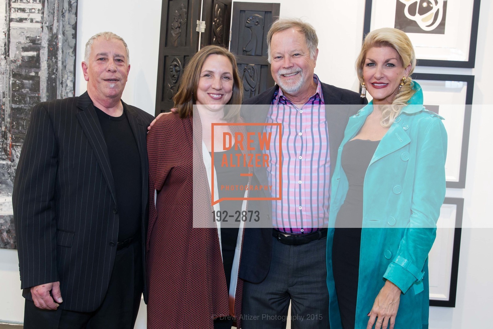 James Bacchi, Annette Schutz, Oliver Caldwell, Karen Caldwell, THE ART MARKET San Francisco Benefit Preview Reception, US, April 30th, 2015, Photo #192-2873 James Bacchi, Annette Schutz, Oliver Caldwell, Karen Caldwell, Photo #192-2873