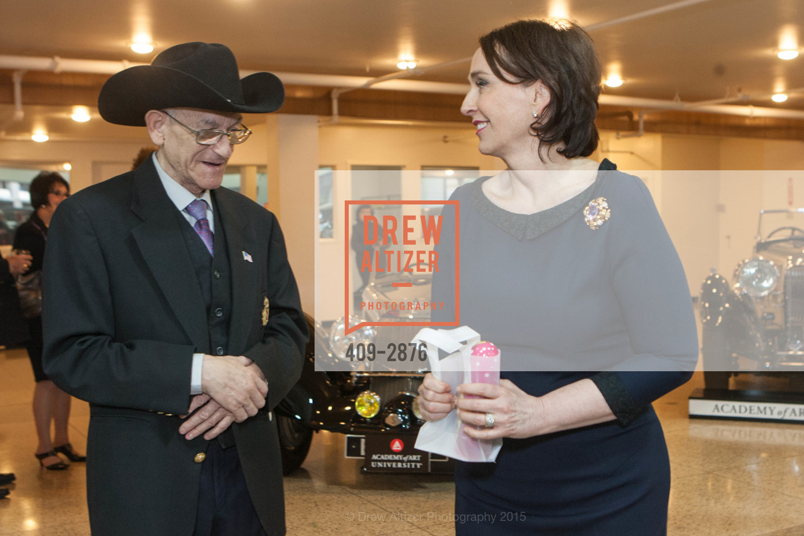 Leonid Nakhovkin, Elisa Stephens, SF FIREFIGHTERS Toy Program Honors RICHARD STEPHENS, US, February 27th, 2015, Photo #409-2876 Leonid Nakhovkin, Elisa Stephens, Photo #409-2876