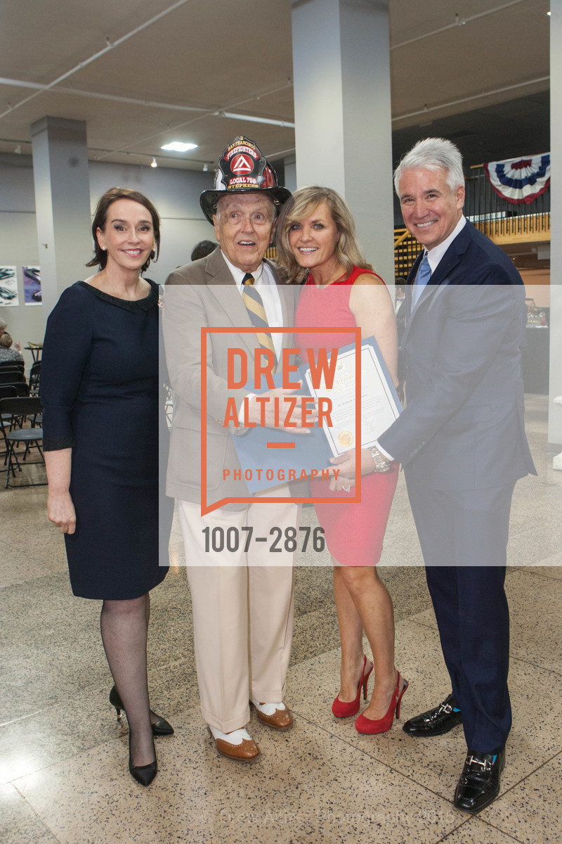 Elisa Stephens, Richard Stephens, Fabiola Kramsky, George Gascon, SF FIREFIGHTERS Toy Program Honors RICHARD STEPHENS, US, February 27th, 2015, Photo #1007-2876 Elisa Stephens, Richard Stephens, Fabiola Kramsky, George Gascon, Photo #1007-2876