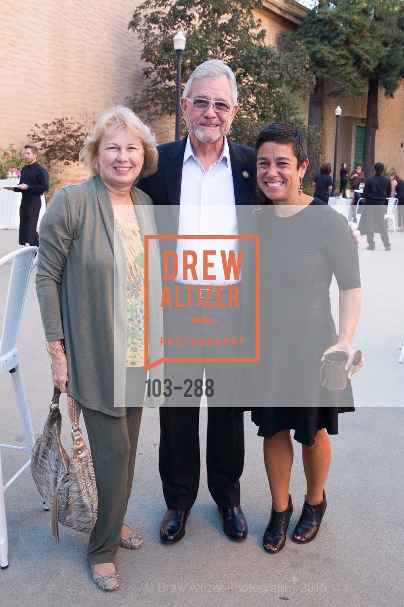 Kevy De Santos, Tom Harrison, Emily Ginsburg, Gucci & Vogue Dinner, Palace of Fine Arts. Palace of Fine Arts, . 3301 Lyon St, September 19th, 2015, Photo #103-288 Kevy De Santos, Tom Harrison, Emily Ginsburg, Photo #103-288