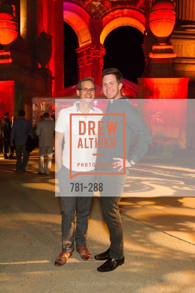 Ben Parks, Eric Jost, Gucci & Vogue Dinner, Palace of Fine Arts. Palace of Fine Arts, . 3301 Lyon St, September 19th, 2015, Photo #781-288 Ben Parks, Eric Jost, Photo #781-288