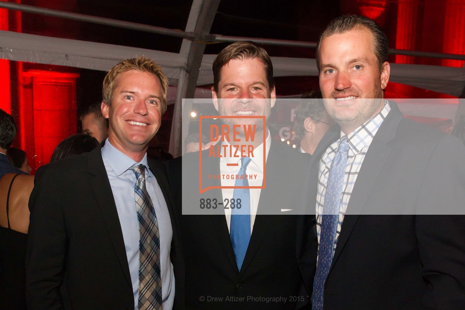 Tom Flint, Mark Farrell, Chuck Eggert, Gucci & Vogue Dinner, Palace of Fine Arts. Palace of Fine Arts, . 3301 Lyon St, September 19th, 2015, Photo #883-288 Tom Flint, Mark Farrell, Chuck Eggert, Photo #883-288