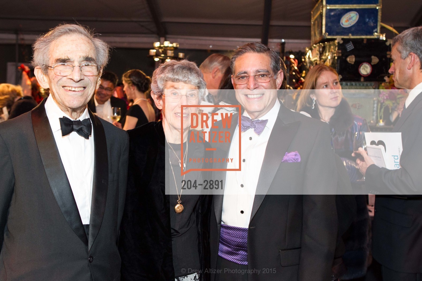 Milton Schlesinger, Sondra Schlesinger, Paul Sugarman, PHILHARMONIA BAROQUE ORCHESTRA 2015 Gala & Auction, US, March 1st, 2015, Photo #204-2891 Milton Schlesinger, Sondra Schlesinger, Paul Sugarman, Photo #204-2891