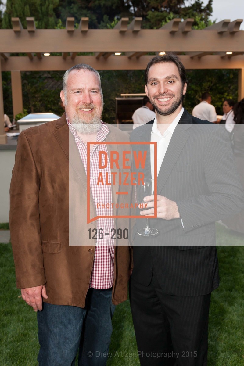 Russ Faulk, Chris Papageorge, Gucci & Vogue Dinner, Private home. Private home, . 1030 Hamilton Ave, September 16th, 2015, Photo #126-290 Russ Faulk, Chris Papageorge, Photo #126-290