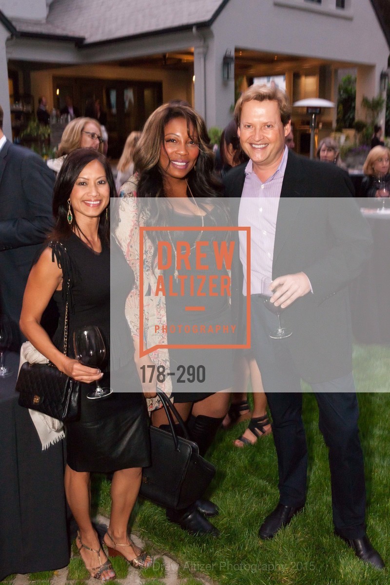 Thuy Bu, Nicky McDonald, Jonathan Tower, Gucci & Vogue Dinner, Private home. Private home, . 1030 Hamilton Ave, September 16th, 2015, Photo #178-290 Thuy Bu, Nicky McDonald, Jonathan Tower, Photo #178-290