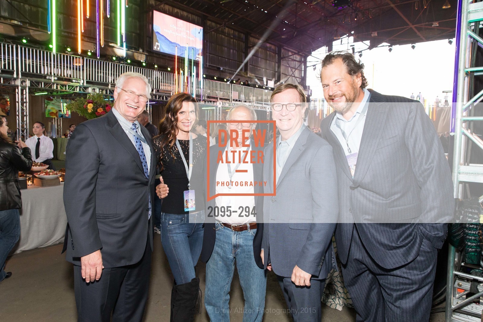 Mark Laret, Lynne Benioff, Burt Lubin, Sam Hawgood, Marc Benioff, The Concert For UCSF Benioff Children's Hospital, Pier 70, September 17th, 2015,Drew Altizer, Drew Altizer Photography, full-service agency, private events, San Francisco photographer, photographer california