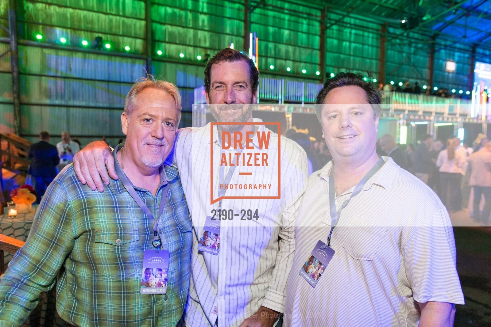 Sean Carroll, Brian Ivy, Larry Puccinelli, Lori Puccinelli Stern, The Concert For UCSF Benioff Children's Hospital, Pier 70, September 17th, 2015,Drew Altizer, Drew Altizer Photography, full-service agency, private events, San Francisco photographer, photographer california