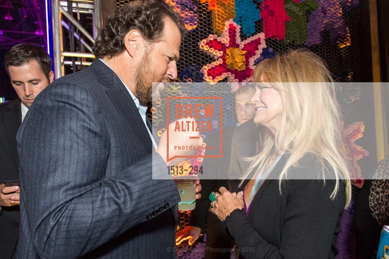 Marc Benioff, Goldie Hawn, The Concert For UCSF Benioff Children's Hospital, Pier 70, September 17th, 2015