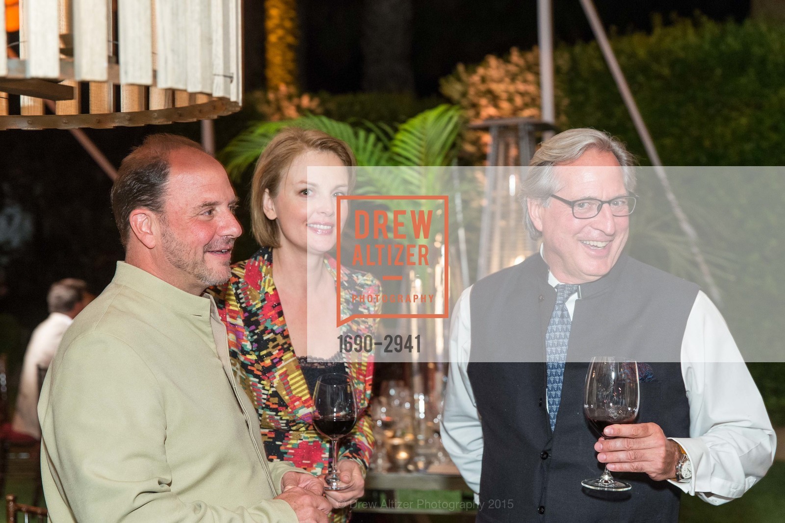 Barrett Wissman, Nina Kotova, Gilles De Chambure, FESTIVAL DEL SOLE'S Patron Dinner at DARIOUSH WINERY, US. 4240 Silverado Trail, July 25th, 2015, Photo #1690-2941 Barrett Wissman, Nina Kotova, Gilles De Chambure, Photo #1690-2941