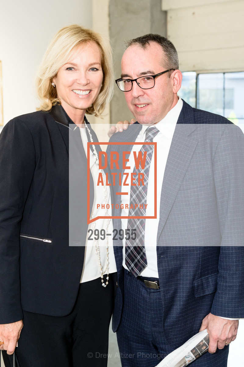 Deborah McLeod, Andrew Massad, Christie's Reception - Leonardo da Vinci's lost painting SALVATOR MUNDI visits SF, Minnesota Street Project. 1275 Minnesota Street, October 17th, 2017, Photo #299-2955 Deborah McLeod, Andrew Massad, Photo #299-2955