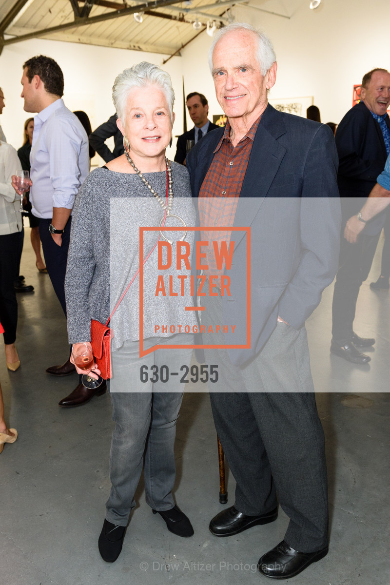 Jane Ivory, Jim Newman, Christie's Reception - Leonardo da Vinci's lost painting SALVATOR MUNDI visits SF, Minnesota Street Project. 1275 Minnesota Street, October 17th, 2017, Photo #630-2955 Jane Ivory, Jim Newman, Photo #630-2955