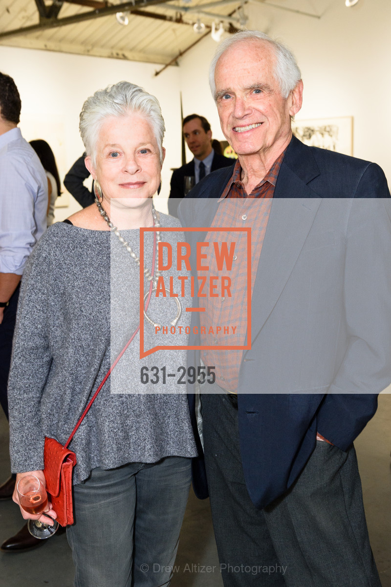 Jane Ivory, Jim Newman, Christie's Reception - Leonardo da Vinci's lost painting SALVATOR MUNDI visits SF, Minnesota Street Project. 1275 Minnesota Street, October 17th, 2017, Photo #631-2955 Jane Ivory, Jim Newman, Photo #631-2955