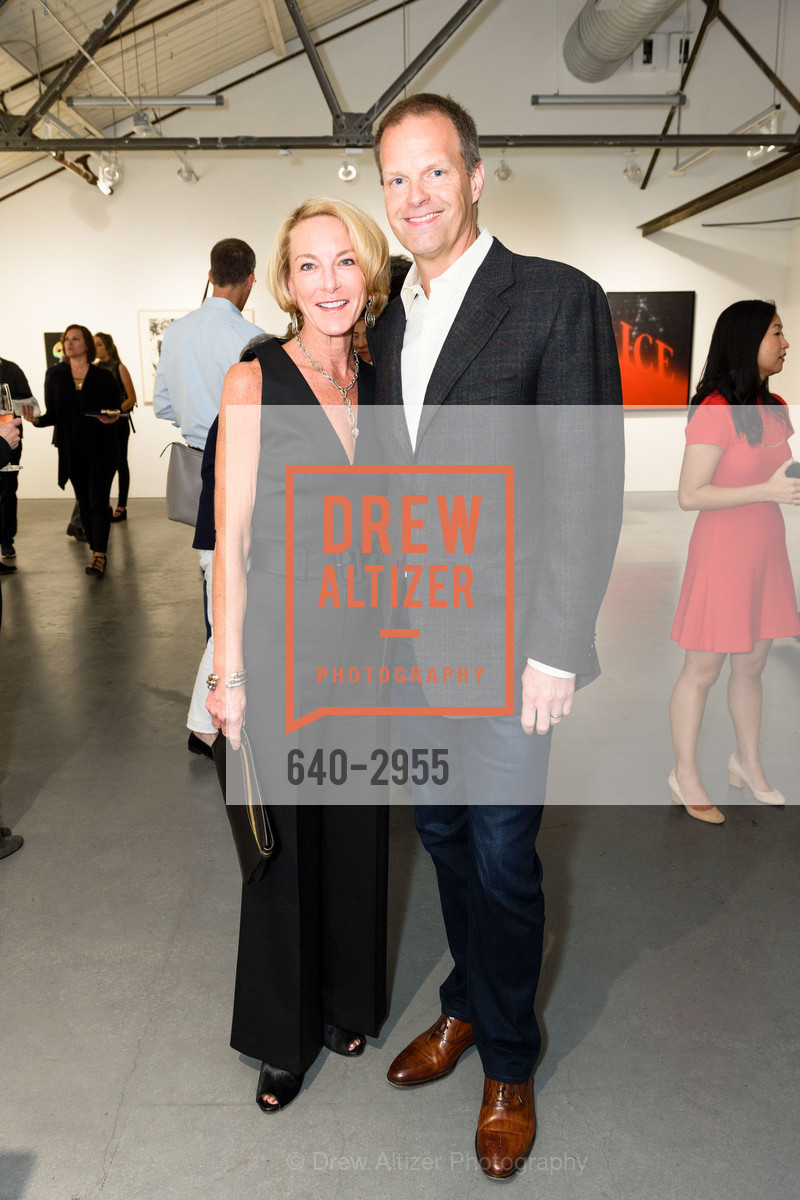 Phyllis Walker, John Walker, Christie's Reception - Leonardo da Vinci's lost painting SALVATOR MUNDI visits SF, Minnesota Street Project. 1275 Minnesota Street, October 17th, 2017, Photo #640-2955 Phyllis Walker, John Walker, Photo #640-2955