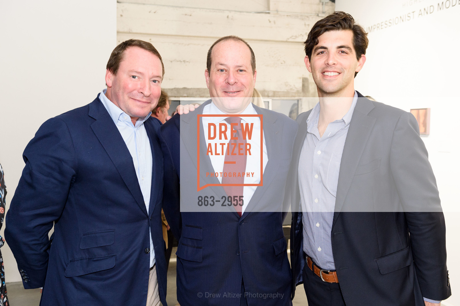 Josh Holdman, Marc Porter, Jon Livadas, Christie's Reception - Leonardo da Vinci's lost painting SALVATOR MUNDI visits SF, Minnesota Street Project. 1275 Minnesota Street, October 17th, 2017, Photo #863-2955 Josh Holdman, Marc Porter, Jon Livadas, Photo #863-2955