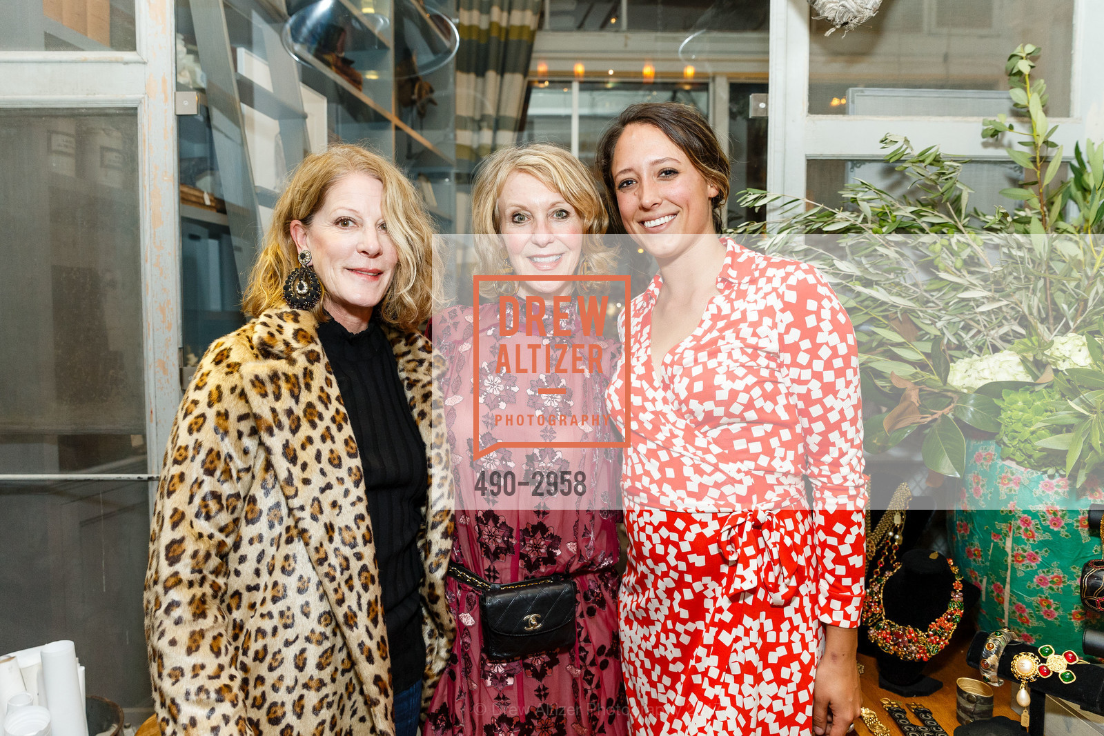 Nancy Golden, Laura Hunt, Olivia Burke, Jonathan Rachman celebrates Gladys Perint Palmer, 1632C Market St. SF CA 94102. 1632C Market St. SF CA 94102, October 18th, 2017, Photo #490-2958 Nancy Golden, Laura Hunt, Olivia Burke, Photo #490-2958