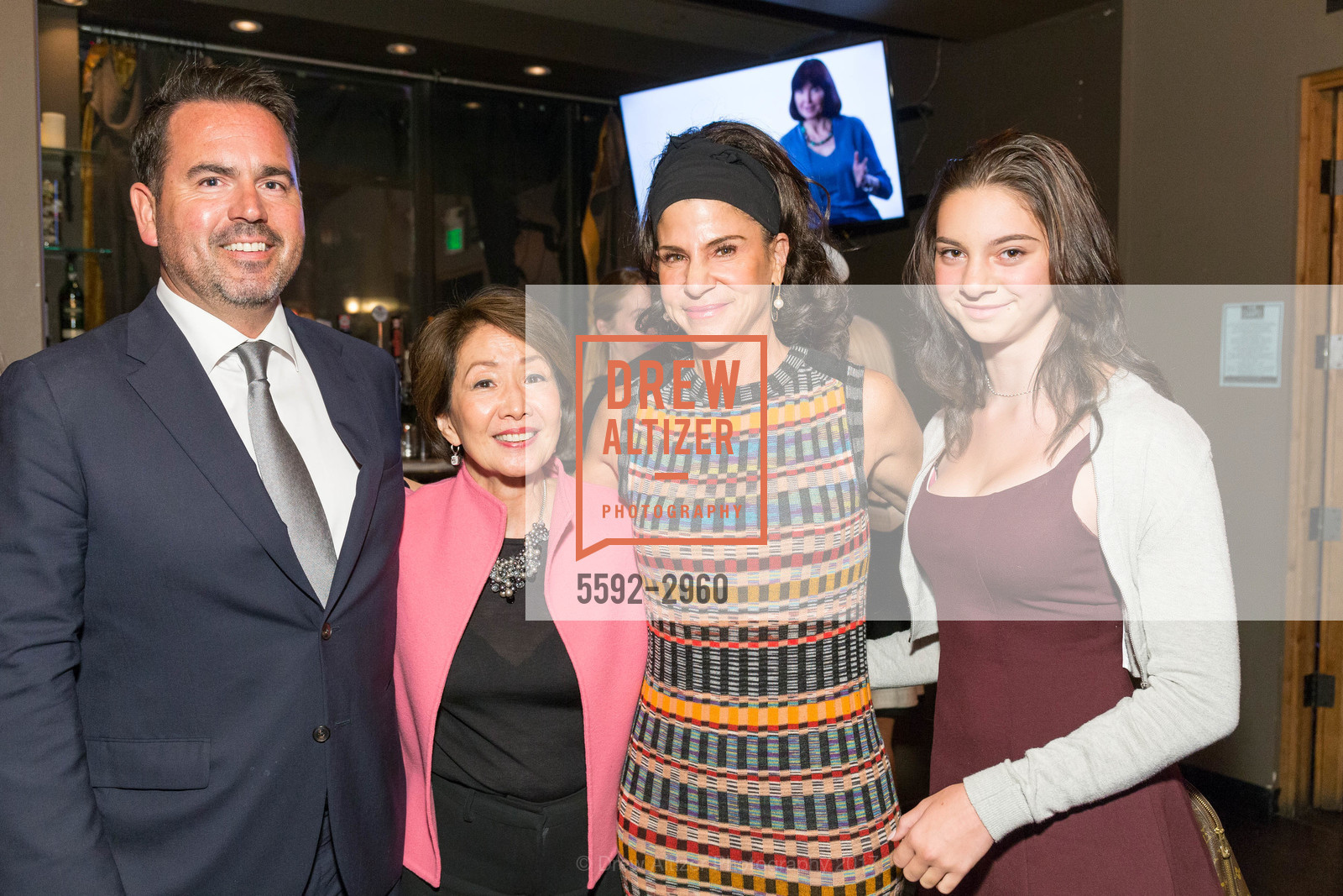 Nathan Ballard, Jan Yanehiro, Gina DeVito, Sydney DeVito Parks, The Representation Project Annual Benefit 2017, The Chapel. 777 Valencia St, San Francisco, CA 94110, October 18th, 2017, Photo #5592-2960 Nathan Ballard, Jan Yanehiro, Gina DeVito, Sydney DeVito Parks, Photo #5592-2960