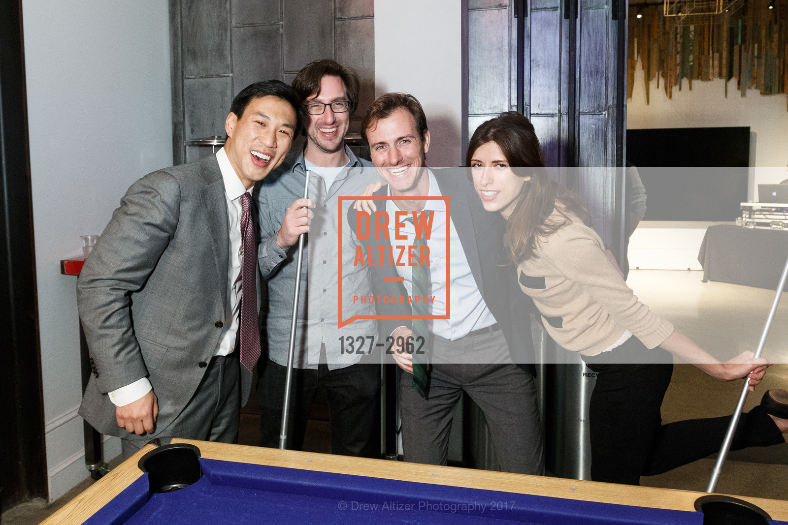 Kevin Yeh, Cody Watsey, Ryan McGinley, Nida Vidutis, ArtPoint’s Annual Happy Hour and Membership Drive, Rambler at the Hotel Zeppelin, October 17th, 2017, Photo #1327-2962 Kevin Yeh, Cody Watsey, Ryan McGinley, Nida Vidutis, Photo #1327-2962