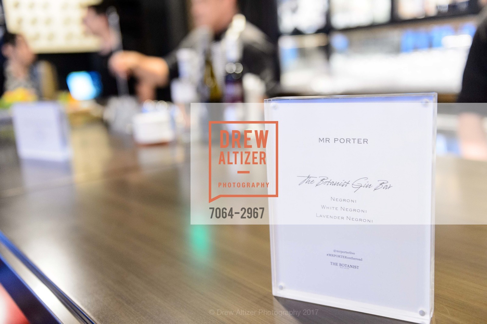 Cocktails with MR PORTER, The Proper Hotel. 110 Market Street, October 19th, 2017, Photo #7064-2967 Photo #7064-2967