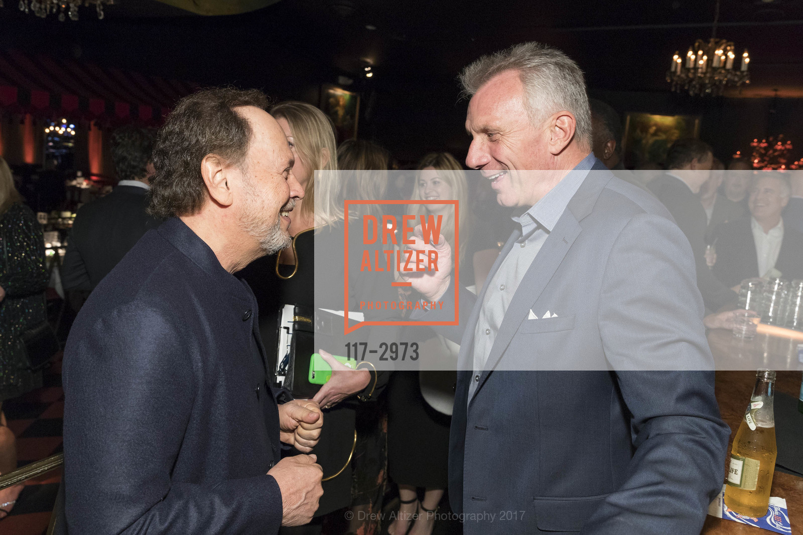 Billy Crystal, Joe Montana, BRING CHANGE TO MIND's Annual Revels & Revelations, Bimbo's 365 Club. 1025 Columbus Avenue, October 19th, 2017, Photo #117-2973 Billy Crystal, Joe Montana, Photo #117-2973