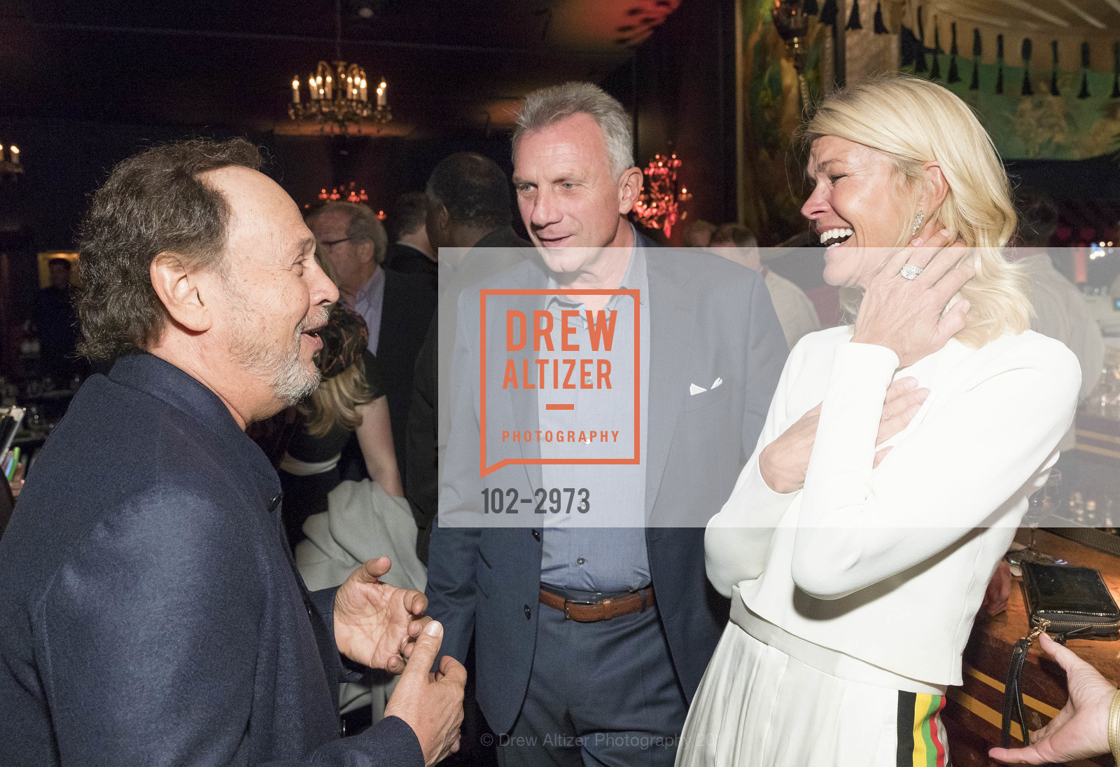 Billy Crystal, Joe Montana, Jennifer Montana, BRING CHANGE TO MIND's Annual Revels & Revelations, Bimbo's 365 Club. 1025 Columbus Avenue, October 19th, 2017, Photo #102-2973 Billy Crystal, Joe Montana, Jennifer Montana, Photo #102-2973