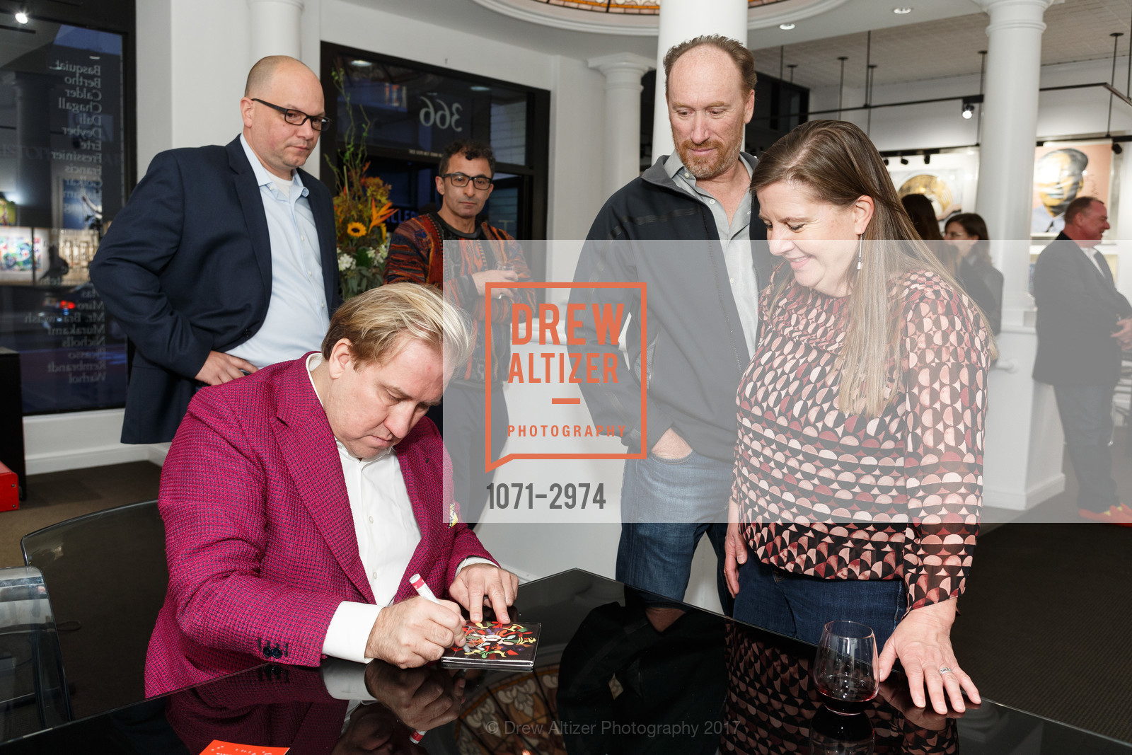 Mark Zimmerman, Mark Kostabi, Brett Dewier, Johanna Infantine, Photo #1071-2974