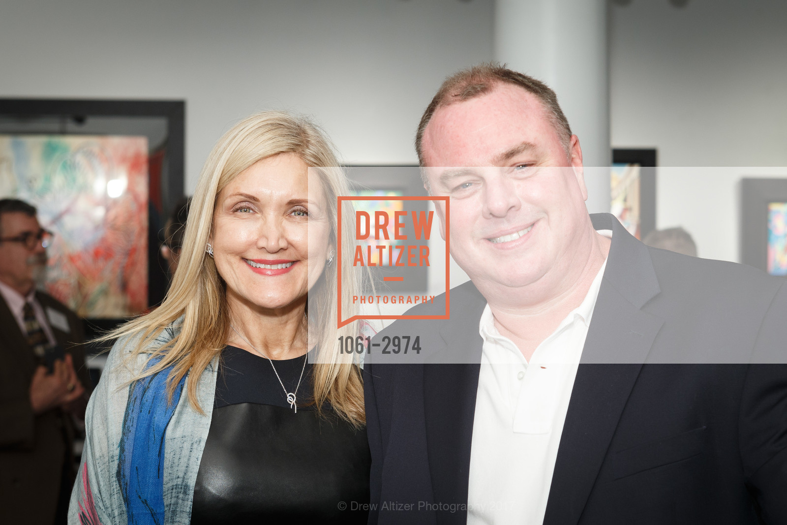Katia Graytok, Chadwick Johnson, Mark Kostabi at Martin Lawrence Galleries, Martin Lawrence Galleries. 366 Geary Street, October 20th, 2017, Photo #1061-2974 Katia Graytok, Chadwick Johnson, Photo #1061-2974