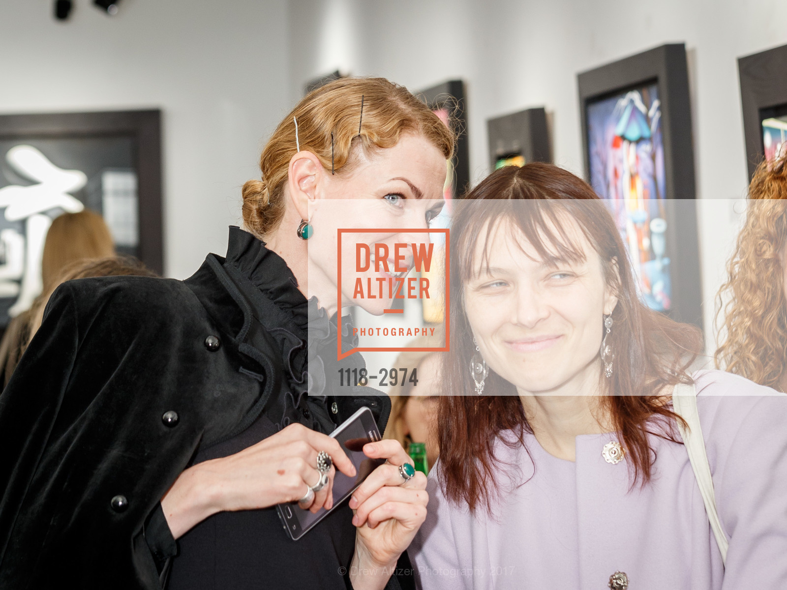 Ana Trubachova, Natalia Lipnitskaya, Mark Kostabi at Martin Lawrence Galleries, Martin Lawrence Galleries. 366 Geary Street, October 20th, 2017, Photo #1118-2974 Ana Trubachova, Natalia Lipnitskaya, Photo #1118-2974