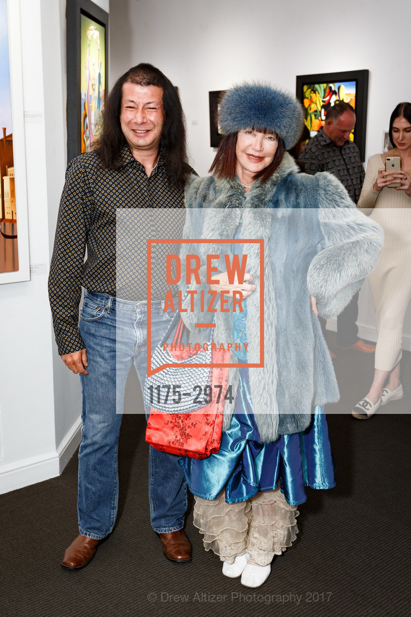 Dave Kong, Sheila Ash, Mark Kostabi at Martin Lawrence Galleries, Martin Lawrence Galleries. 366 Geary Street, October 20th, 2017, Photo #1175-2974 Dave Kong, Sheila Ash, Photo #1175-2974