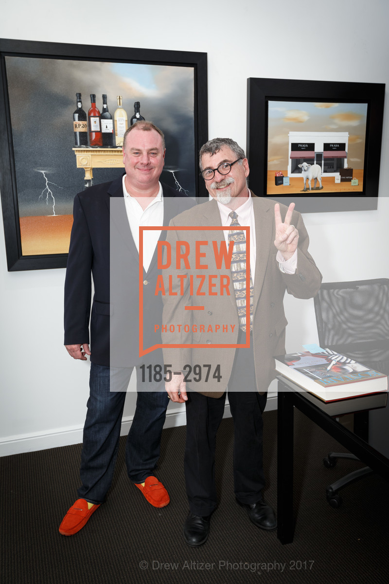 Chadwick Johnson, Barry Chukerman, Mark Kostabi at Martin Lawrence Galleries, Martin Lawrence Galleries. 366 Geary Street, October 20th, 2017, Photo #1185-2974 Chadwick Johnson, Barry Chukerman, Photo #1185-2974