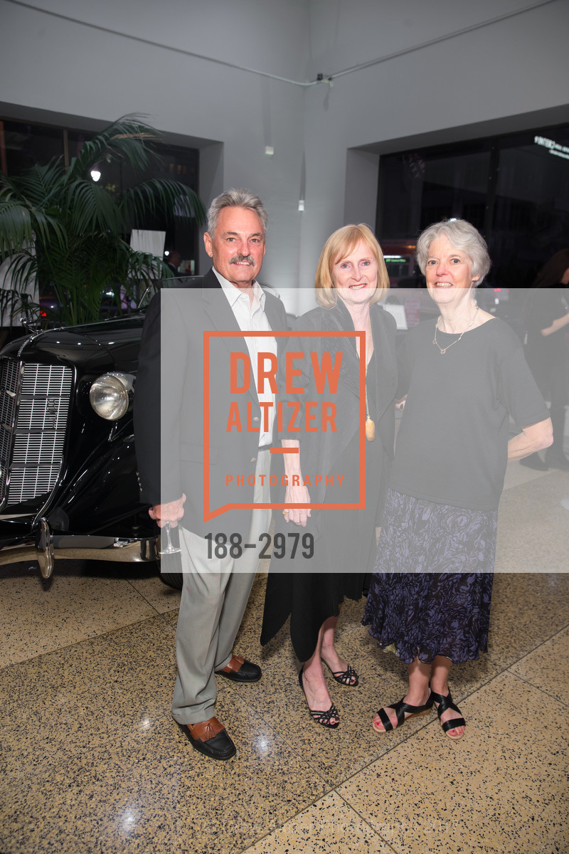 Ken Lyons, Gail Lyons, Nancy Kux, Celebration of Life for Richard A. Stephens, Academy of Art University Auto Museum. 1849 Washington Street SF, October 19th, 2017, Photo #188-2979 Ken Lyons, Gail Lyons, Nancy Kux, Photo #188-2979