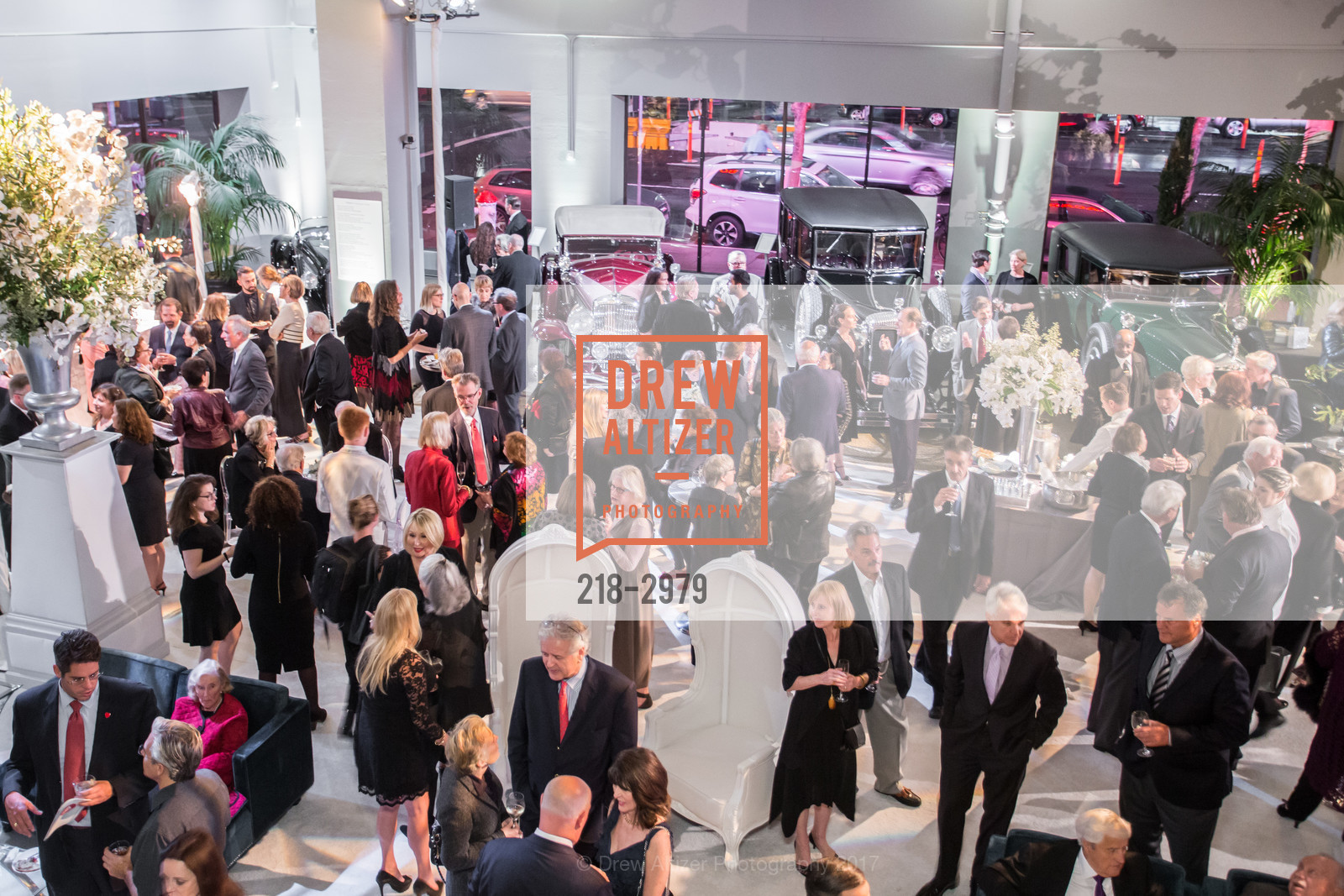 Atmosphere, Celebration of Life for Richard A. Stephens, Academy of Art University Auto Museum. 1849 Washington Street SF, October 19th, 2017, Photo #218-2979 Atmosphere, Photo #218-2979