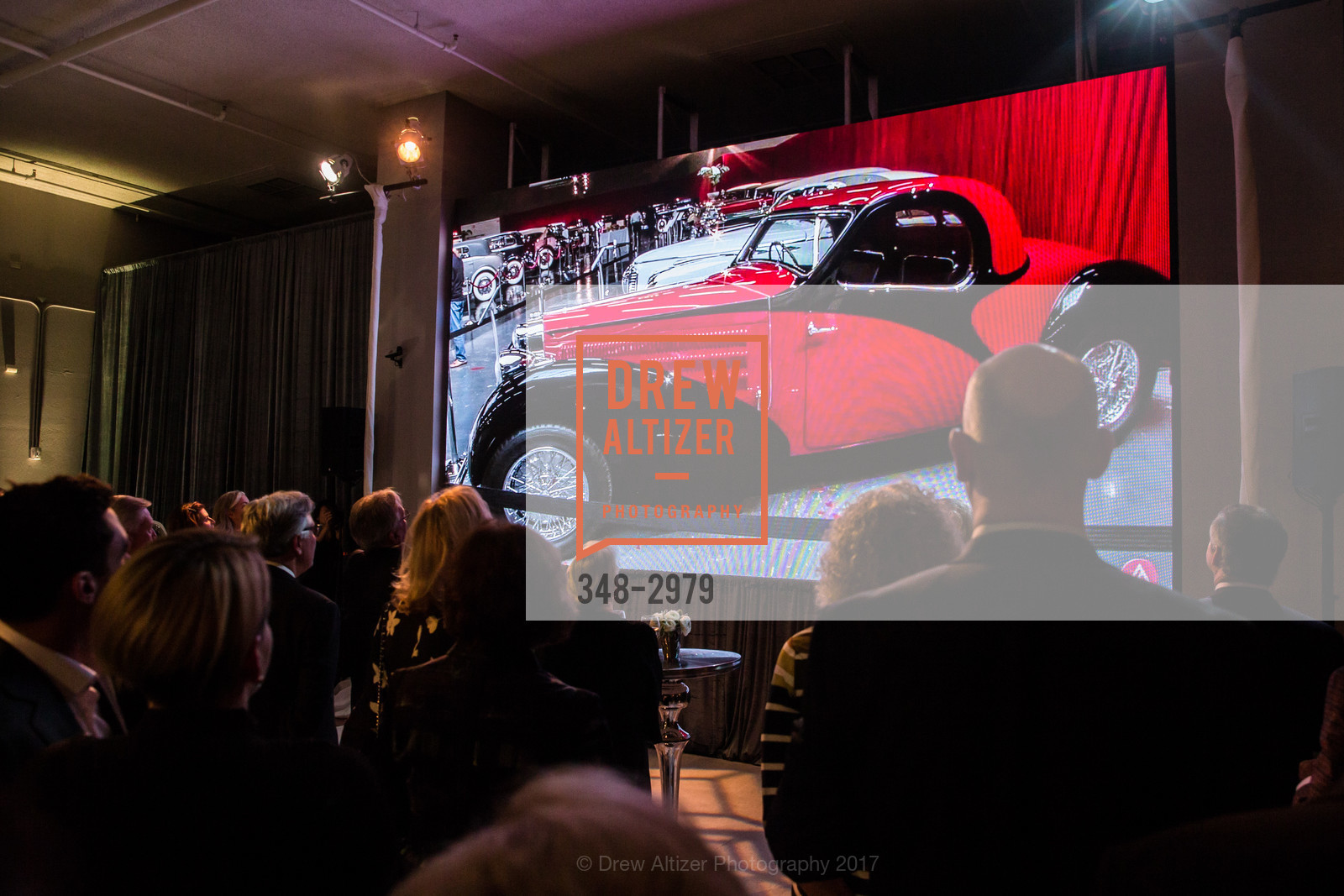 Atmosphere, Celebration of Life for Richard A. Stephens, Academy of Art University Auto Museum. 1849 Washington Street SF, October 19th, 2017, Photo #348-2979 Atmosphere, Photo #348-2979