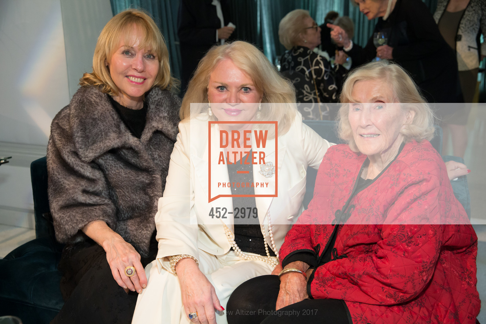 Christine Suppes, Heide Betz, Kay Kalb, Celebration of Life for Richard A. Stephens, Academy of Art University Auto Museum. 1849 Washington Street SF, October 19th, 2017, Photo #452-2979 Christine Suppes, Heide Betz, Kay Kalb, Photo #452-2979