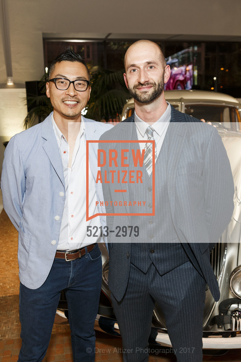 Ed Kim, Patrick Adsuar, Celebration of Life for Richard A. Stephens, Academy of Art University Auto Museum. 1849 Washington Street SF, October 19th, 2017, Photo #5213-2979 Ed Kim, Patrick Adsuar, Photo #5213-2979