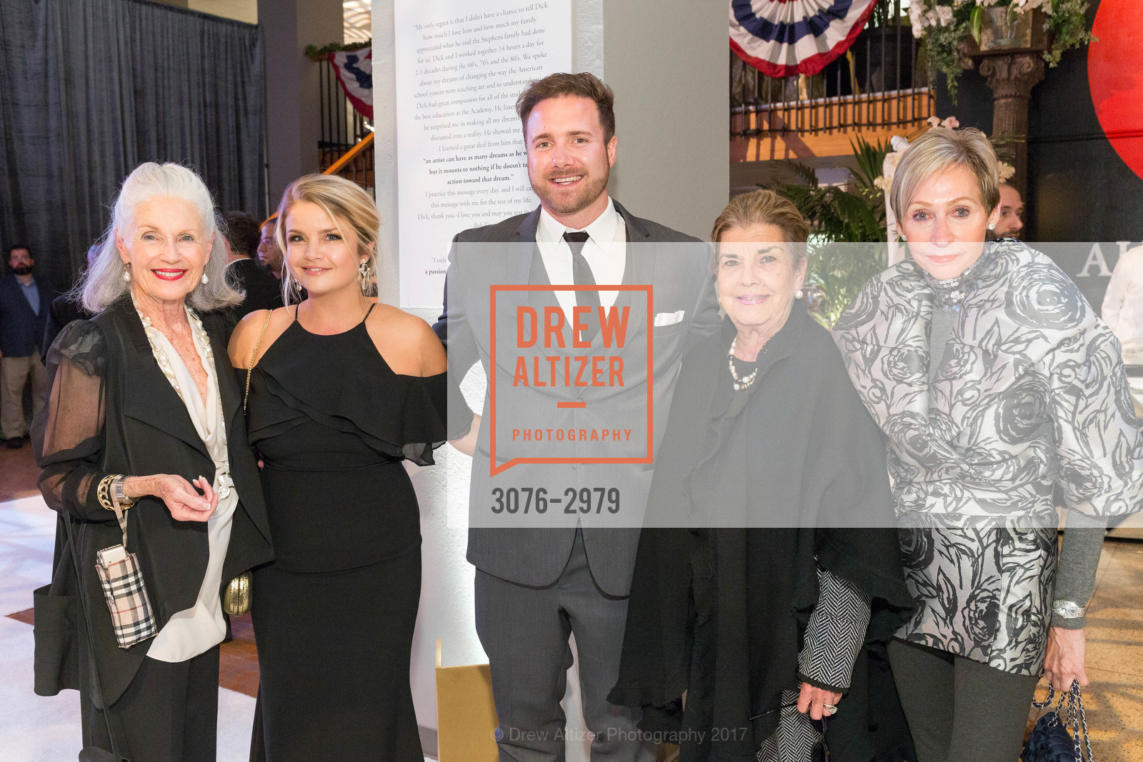 Phyllis Hubbard, Briony Bekker, Bernard Becker, Thelma Balestreri, Karen Lavette, Celebration of Life for Richard A. Stephens, Academy of Art University Auto Museum. 1849 Washington Street SF, October 19th, 2017, Photo #3076-2979 Phyllis Hubbard, Briony Bekker, Bernard Becker, Thelma Balestreri, Karen Lavette, Photo #3076-2979