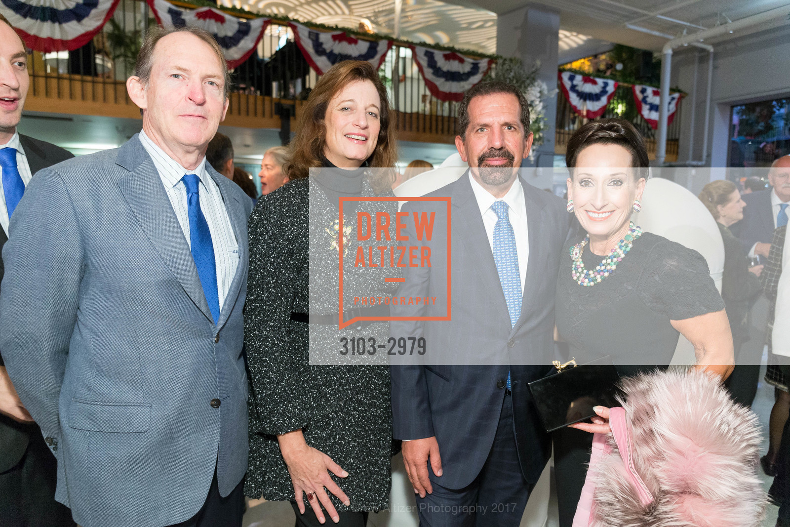 Mike Gallagher, Theo Schwabacher, Bob Federighi, Toni Wolfson, Celebration of Life for Richard A. Stephens, Academy of Art University Auto Museum. 1849 Washington Street SF, October 19th, 2017, Photo #3103-2979 Mike Gallagher, Theo Schwabacher, Bob Federighi, Toni Wolfson, Photo #3103-2979