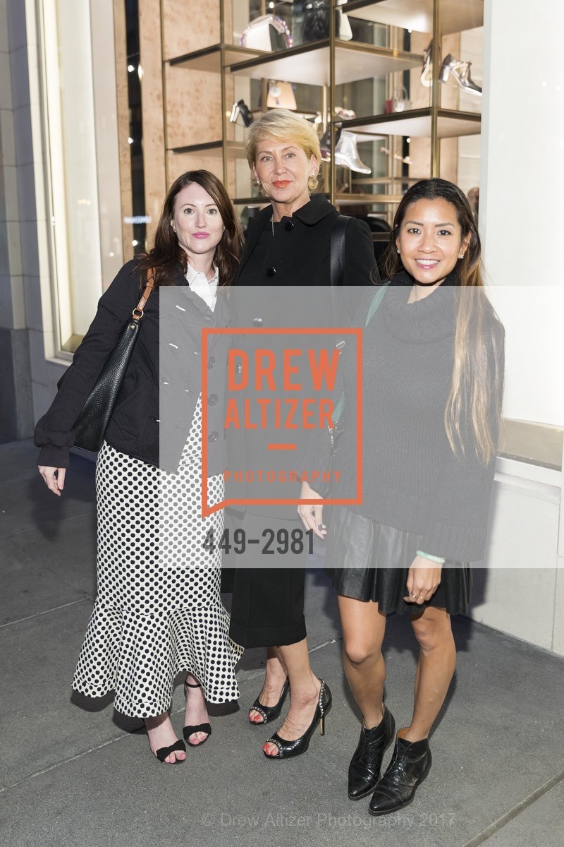 Erin Carlson, Jill Pietrowiak, Lillian Phan, Inauguration of FENDI San Francisco New Boutique and Fendi Experiential ‘Obsession Room’, Fendi Boutique. 195 Grant Avenue, SF, Ca 94108, October 18th, 2017, Photo #449-2981 Erin Carlson, Jill Pietrowiak, Lillian Phan, Photo #449-2981