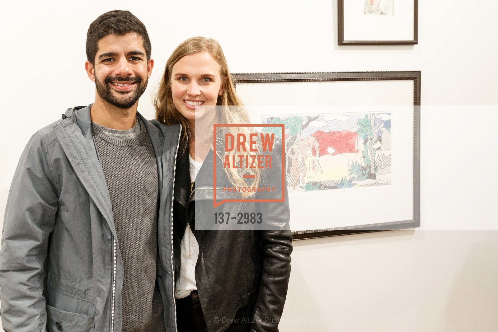 Ravi Rai, Emily Peek, Sotheby's SF TravEx Reception 2, Addison Fine Arts - 2446 Green St, San Francisco, CA 94109, October 20th, 2017, Photo #137-2983 Ravi Rai, Emily Peek, Photo #137-2983