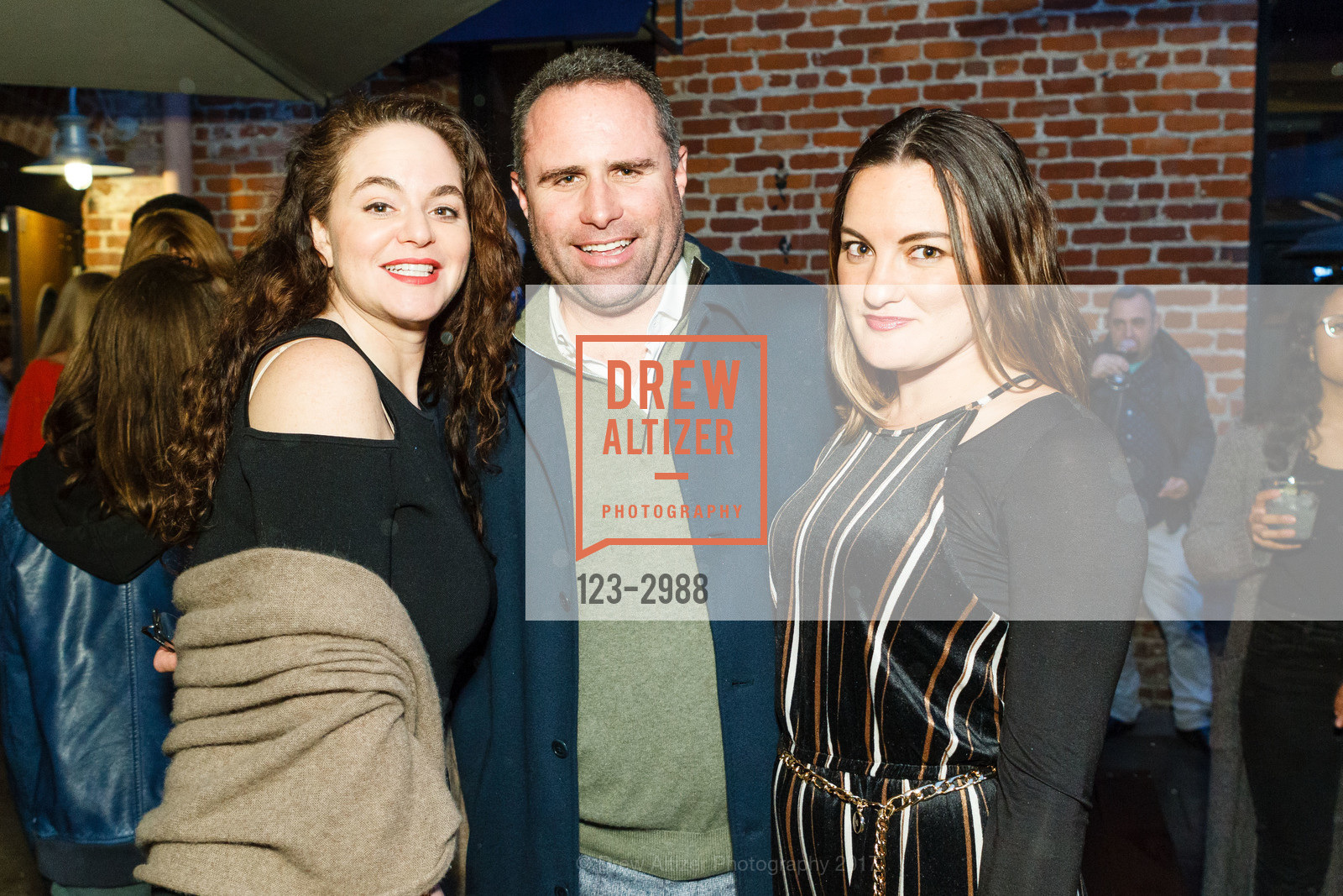 Lady Silverman, John Harrington, Rena Ramirez, Debut of the Reimagined Blue Mermaid Restaurant & Bar, Blue Mermaid Restaurant & Bar. 417 Jefferson St, San Francisco, CA, October 19th, 2017, Photo #123-2988 Lady Silverman, John Harrington, Rena Ramirez, Photo #123-2988