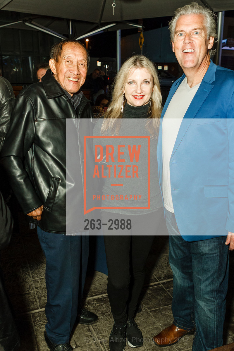 Henry Him, Linda Karen, Michael Penn, Debut of the Reimagined Blue Mermaid Restaurant & Bar, Blue Mermaid Restaurant & Bar. 417 Jefferson St, San Francisco, CA, October 19th, 2017, Photo #263-2988 Henry Him, Linda Karen, Michael Penn, Photo #263-2988