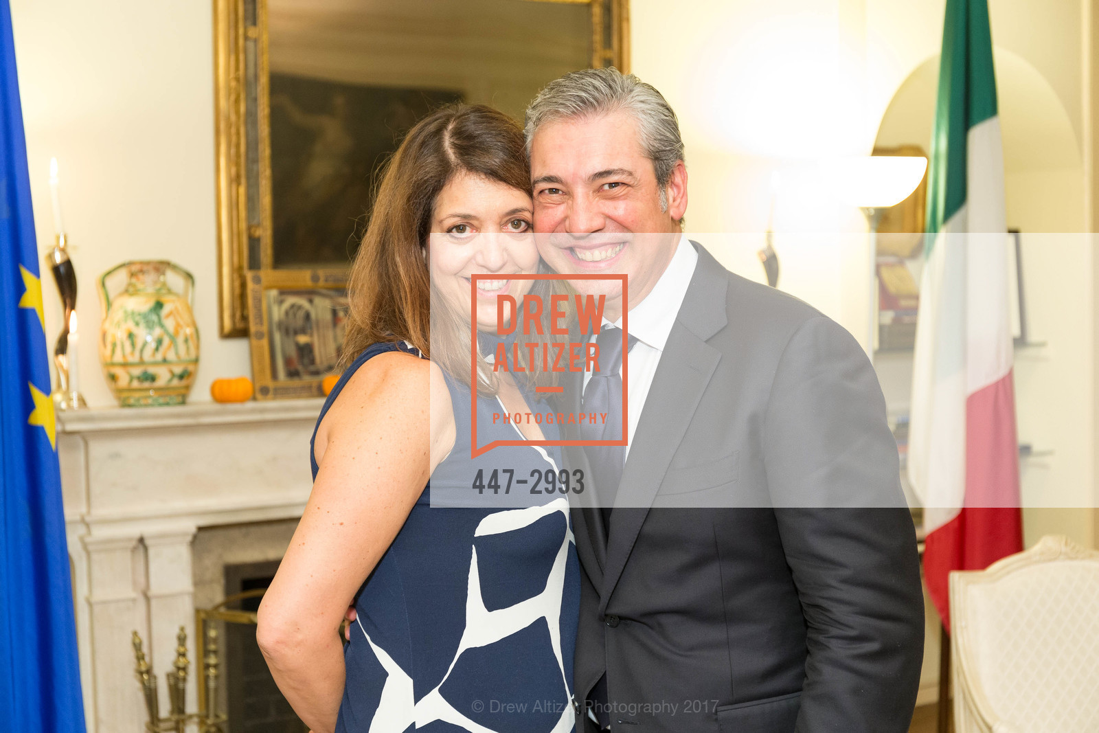 Valentina Simi, Nicola Luisotti, Nicola Luisotti Honored at Italian Consulate, Italian Consulate. 2151 Broadway, October 23rd, 2017, Photo #447-2993 Valentina Simi, Nicola Luisotti, Photo #447-2993