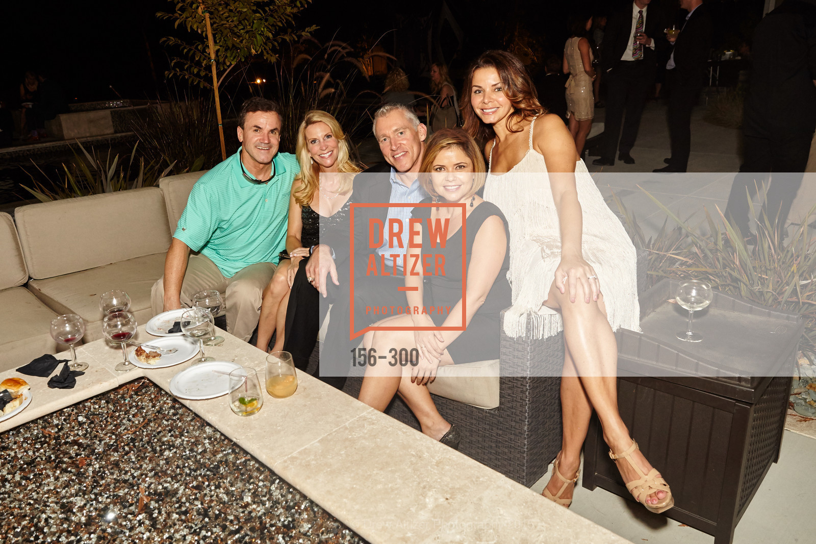 Mark Rogers, Erika Millard, Bob Millard, Christine Merritt, Jonika Hoomes, Gucci & Vogue Dinner, Private Residence. Private Residence, September 19th, 2015, Photo #156-300 Mark Rogers, Erika Millard, Bob Millard, Christine Merritt, Jonika Hoomes, Photo #156-300