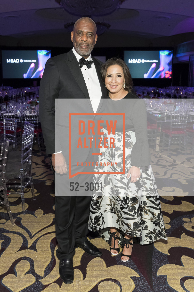 David Lawrence, Monetta White, MoAD's 2017 Afropolitan Ball, Fairmont Hotel. 950 Mason St SF, Photo #52-3001 David Lawrence, Monetta White, Photo #52-3001