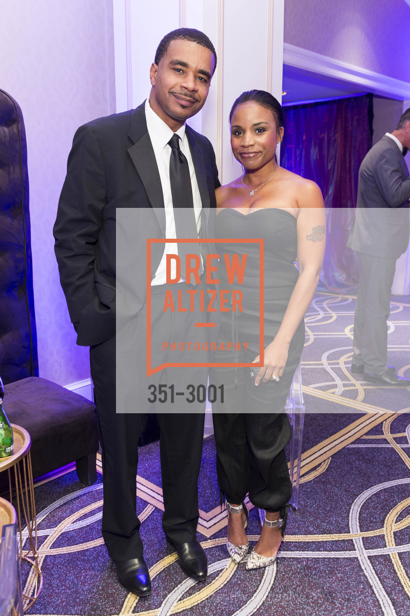Darryl Hawkins, Tanya Hawkins, MoAD's 2017 Afropolitan Ball, Fairmont Hotel. 950 Mason St SF, Photo #351-3001 Darryl Hawkins, Tanya Hawkins, Photo #351-3001