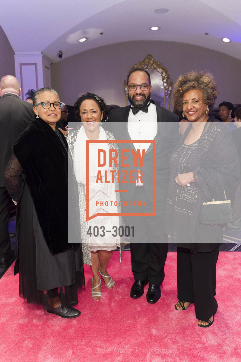 Cheryl Ward, Paula Collins, Forest Young, Alitash Kebede, MoAD's 2017 Afropolitan Ball, Fairmont Hotel. 950 Mason St SF, Photo #403-3001 Cheryl Ward, Paula Collins, Forest Young, Alitash Kebede, Photo #403-3001