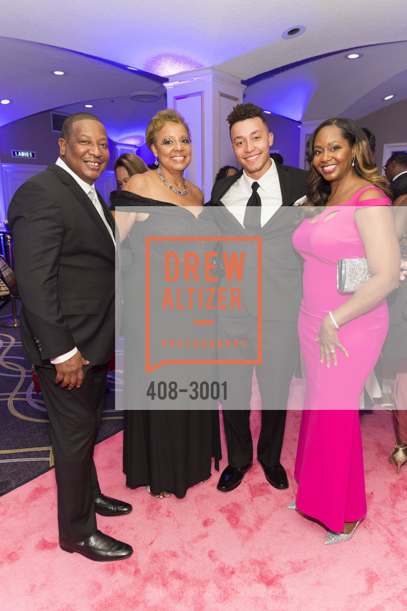 Troy Datcher, Hope Scott, Nick Saponaro, Shannon Datcher, MoAD's 2017 Afropolitan Ball, Fairmont Hotel. 950 Mason St SF, Photo #408-3001 Troy Datcher, Hope Scott, Nick Saponaro, Shannon Datcher, Photo #408-3001
