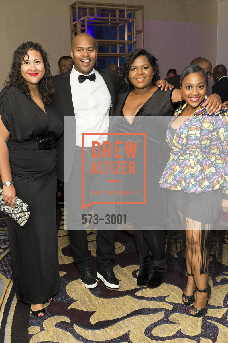 Roberta Thomson, Jamil Walker, Ashley Tucker, Bernita Dillard, MoAD's 2017 Afropolitan Ball, Fairmont Hotel. 950 Mason St SF, Photo #573-3001 Roberta Thomson, Jamil Walker, Ashley Tucker, Bernita Dillard, Photo #573-3001